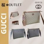【グッチ】【人気商品】オフィディアシリーズ GG クロスボディバッグ
