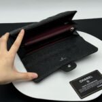 【シャネル】長財布 キャビアスキン ロングウォレット ！ブラック - 画像 (9)