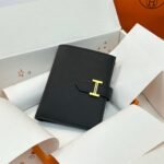 【エルメス】入手困難☆短い折りたたみ財布 希少な入荷☆黒 - 画像 (2)