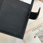 【エルメス】入手困難☆短い折りたたみ財布 希少な入荷☆黒 - 画像 (7)