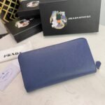 【プラダ】スマートな収納と高級感を両立 定番ロングウォレット - 画像 (3)