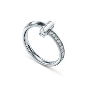 T1 Narrow Half Diamond Ring