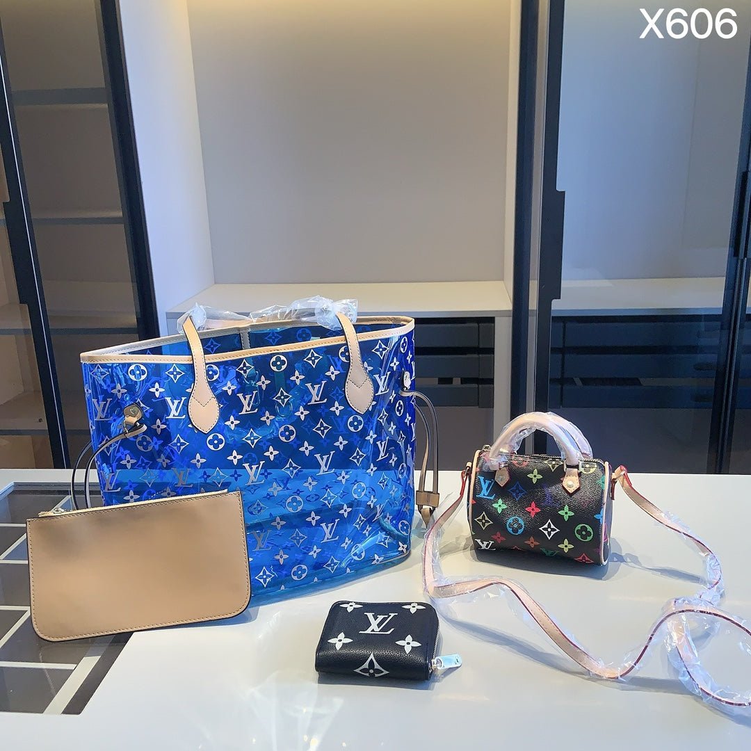 VV-3in1-GWZT-BLUE_1_b0fde0e8-80fd-48aa-b120-3e0e8a22df81.jpg 【ルイヴィトン】4点セット☆Neverfullインナーバッグ付き|Speedy Nanoとの完璧なシリーズコレクション! - 画像 (1)