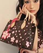 【ルイヴィトン】可愛すぎる♡村上隆コラボ 桜TM オンザゴーPM バッグM13269 - 画像 (3)