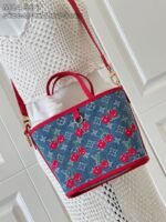 【ルイヴィトン】彩りチェリー刺繍☆ネヴァーフルBB リバーシブル - 画像 (2)