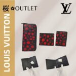 【ルイヴィトン】草間彌生コラボレザー財布 長短3種 限定アートコレクション
