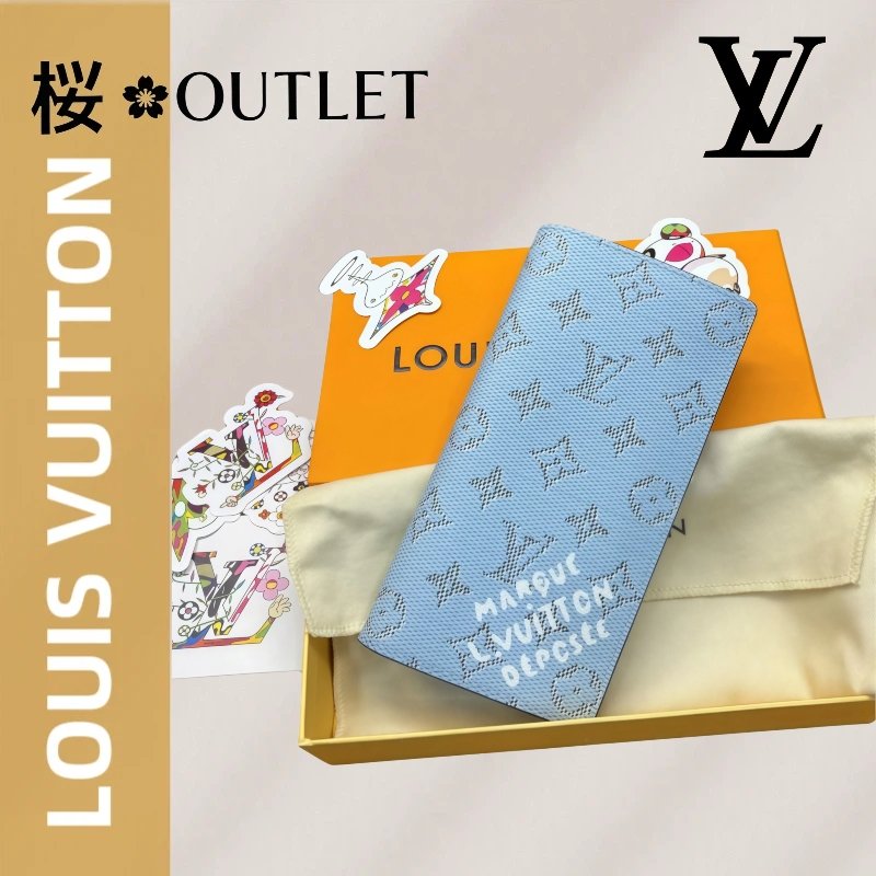 主图 【ルイヴィトン】25SS★ ポルトフォイユ・ブラザ 長財布 お洒落 - 画像 (1)